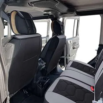 OASIS AUTO Custom Jeep Wrangler Seat Covers for 2007-2025