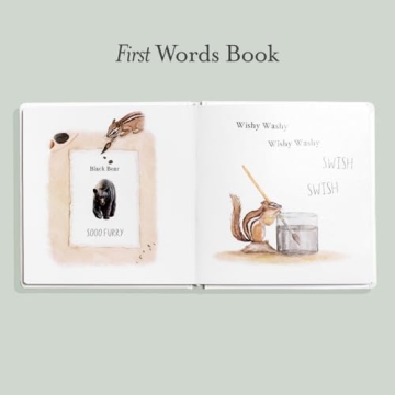 Wishy Washy Board Book for Babies - First Words & Colors