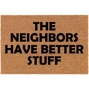 Funny Coir Doormat - Perfect Housewarming Gift for Neighbors
