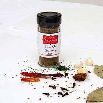 Savourous Prime Rib Seasoning, Steak Seasoning Savourous, meat rub for grilling meat, perfect spice ...