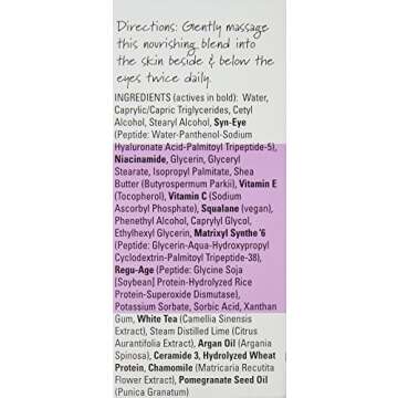 Mad Hippie Eye Cream - Antioxidant & Peptide Infusion