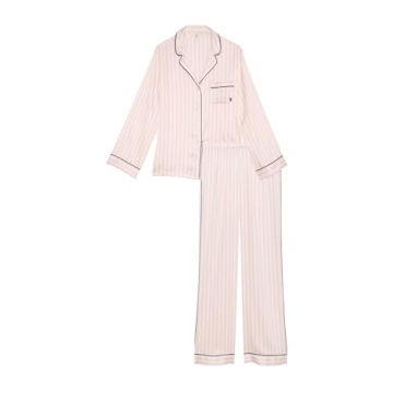 Victoria's Secret Satin Pajama Set for Women, Elegant Sleepwear