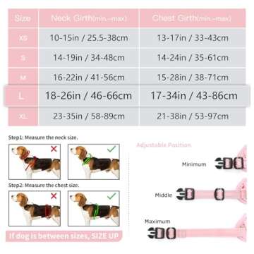 Timos Dog Harness, No-Pull Pet Harness with 2 Leash Clips, 3 Snap Buckles Adjustable Soft Padded Dog...