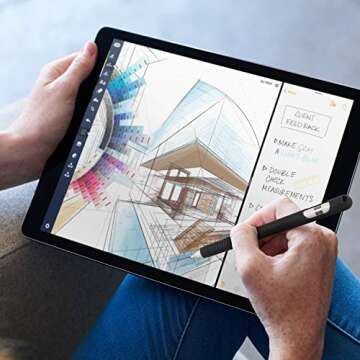 ColorCoral Case for Apple Pencil Silicone Apple Pencil Grip Holder Sleeve for Apple Pencil 1st Generation Compatible with iPad Pencil 1st Generation