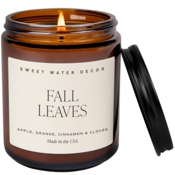 Fall Scented Candles - Apple & Cinnamon Soy Wax