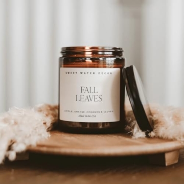Fall Scented Candles - Apple & Cinnamon Soy Wax