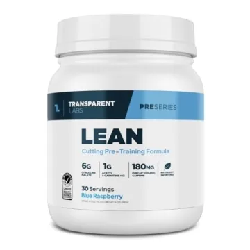 Transparent Labs Lean Pre-Workout - Body Recomposition Pre Workout for Men and Women