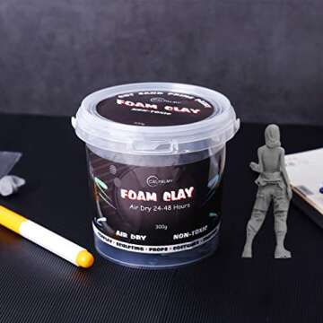 Moldable Cosplay Foam Clay for Intricate Designs and Crafts