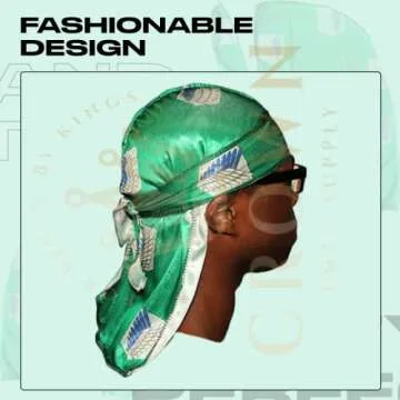 CROWN Anime Durag Silky 360 Waves - Trendy & Durable