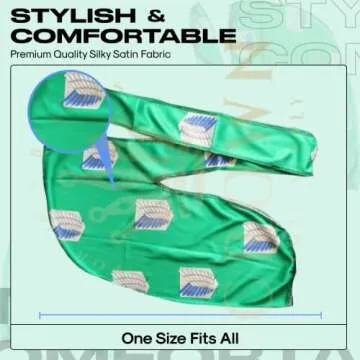 CROWN Anime Durag Silky 360 Waves - Trendy & Durable