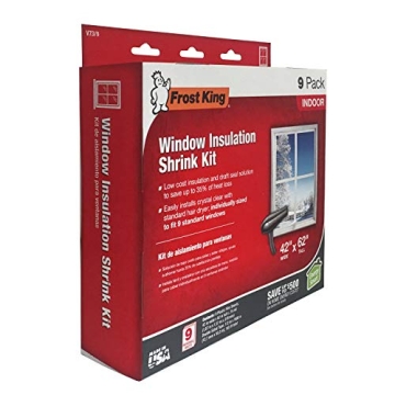 Frost King Indoor Shrink Window Kit - Energy Efficient Insulation