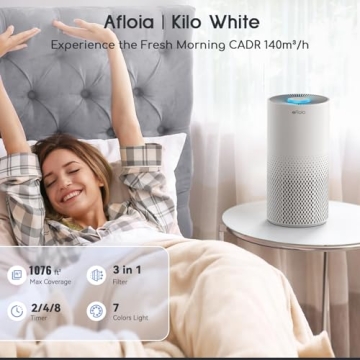 Afloia Kilo Air Purifier for Home Allergy Relief & Air Quality