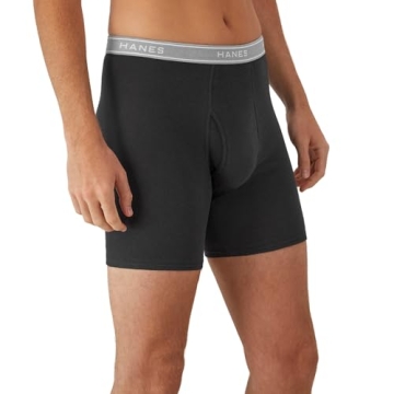 Hanes Men's Boxer Briefs Multipack for Unmatched Comfort