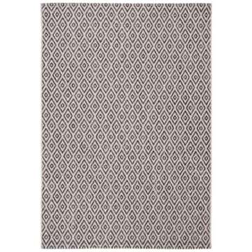 SAFAVIEH Courtyard Collection Area Rug - 5'3" x 7'7", Beige & Black, Non-Shedding & Easy Care, Indoor/Outdoor & Washable-Ideal for Patio, Backyard, Mudroom (CY8218-36612)