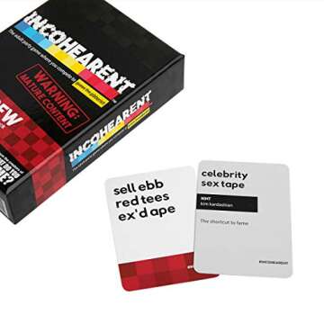 Incohearent Expansion Pack NSFW Edition by Relatable, Designed to Add on to Incohearent Core Game, F...
