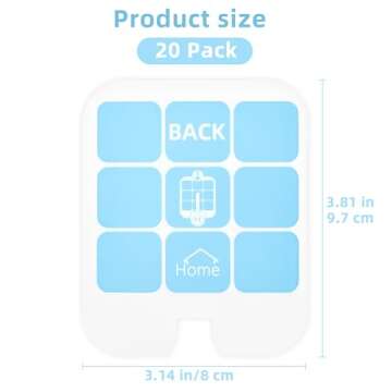 20 Pack Trap Refill Compatible with Saferr Home Fly Trap Refill,Applicable to SH502、SH503、23005-06 and DT3005W、DT3005W-DS3,Indoor Fly Trap Plug-in Insect Trap Replacement (20)