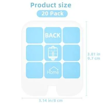 20 Pack Trap Refill Compatible with Saferr Home Fly Trap Refill,Applicable to SH502、SH503、23005-06 and DT3005W、DT3005W-DS3,Indoor Fly Trap Plug-in Insect Trap Replacement (20)