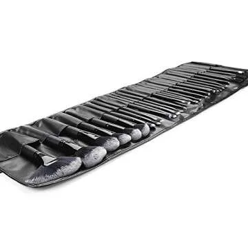 Makeup Brushes ,Start Makers 32+1 Pieces Professional Makeup Brush Set with Beauty Blender and Gift Box (Black)