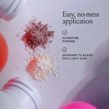 Billie Floof Dry Shampoo - Non-Aerosol Volumizing Powder - Light Hair - 1.2 oz