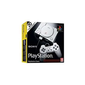 Sony Playstation Classic Console with 20 Playstation Games Pre-Installed Holiday Bundle, Includes Fi...