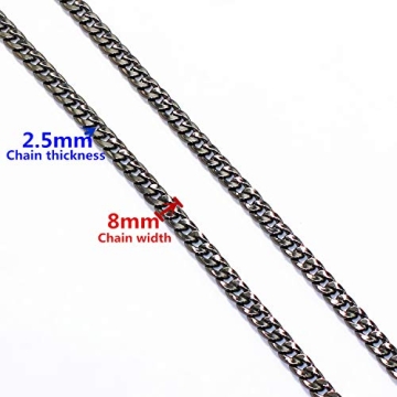 Model Worker 8" DIY Iron Flat Chain for Handbags