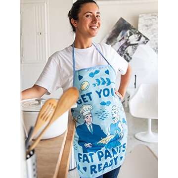 Get Your Fat Pants Ready Funny Thanksgiving Dinner Graphic Kitchen Accessories Funny Graphic Kitchen...