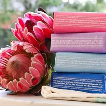 Dr. Bronner's Pure-Castile Bar Soap - Lavender, 5 Oz (6 Pack)