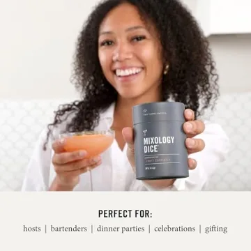 Mixology Dice Set - Craft Cocktails & Mocktails Creatively