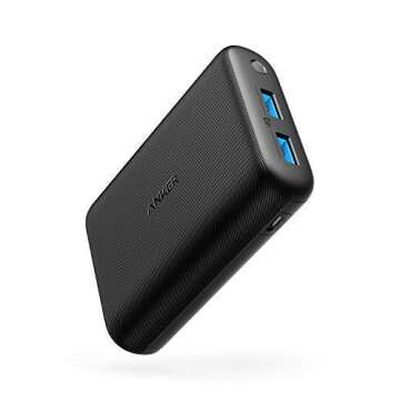 Anker PowerCore 15000 Redux, Compact 15000mAh 2-Port Ultra-Portable Phone Charger Power Bank with Poweriq and Voltageboost Technology for iPhone, Ipad, Samsung Galaxy, and More