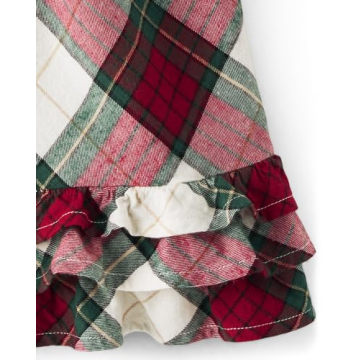 Gymboree Newborn Long Sleeve Holiday Plaid Dress