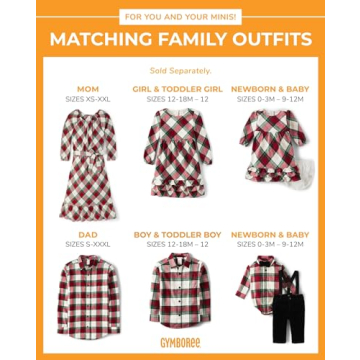Gymboree Newborn Long Sleeve Holiday Plaid Dress