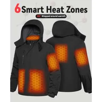 VERGOO Heated Graphene Jacket for Men - Winter Essentials