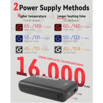 VERGOO Heated Graphene Jacket for Men - Winter Essentials