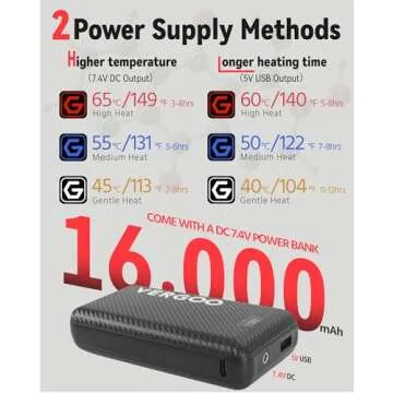 VERGOO Heated Graphene Jacket for Men - Winter Essentials