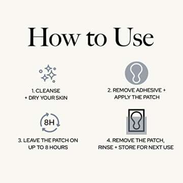 SiO Beauty ChestLift - Chest Anti-Wrinkle Pad 4 Weeks Supply - Overnight Smoothing Silicone Pad For Cleavage & Decollete Skin