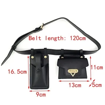 Primila Women PU Leather Fanny Waist Bag for Stylish Outings