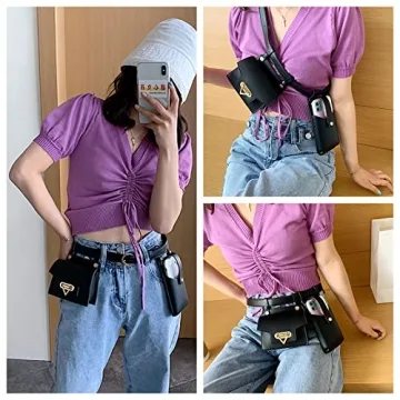 Primila Women PU Leather Fanny Waist Bag for Stylish Outings