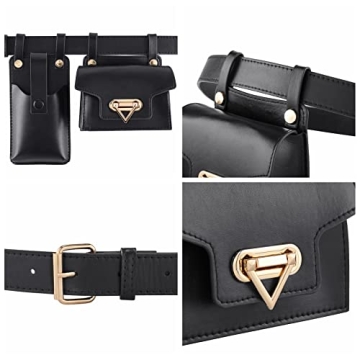 Primila Women PU Leather Fanny Waist Bag for Stylish Outings