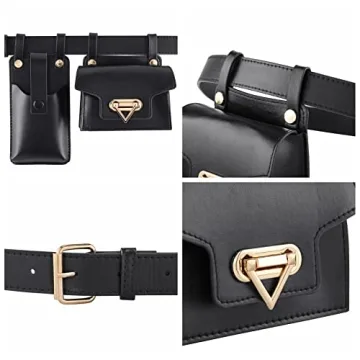 Primila Women PU Leather Fanny Waist Bag for Stylish Outings