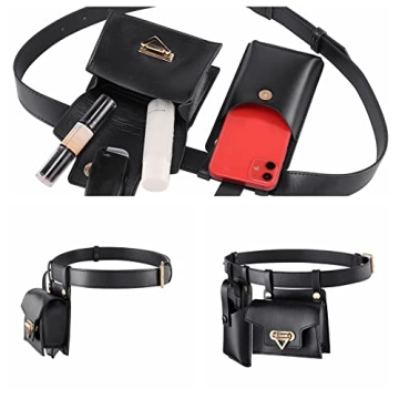 Primila Women PU Leather Fanny Waist Bag for Stylish Outings