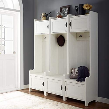 Crosley Fremont Hall Tree - Stylish Entryway Storage Solution