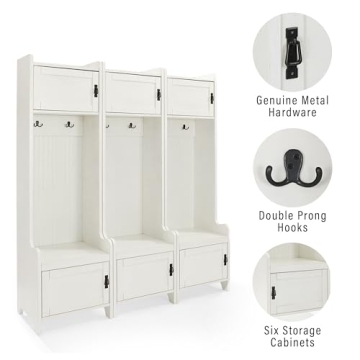 Crosley Fremont Hall Tree - Stylish Entryway Storage Solution