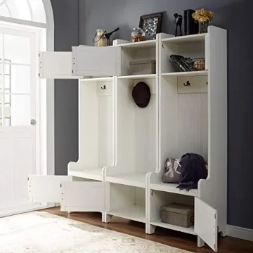 Crosley Fremont Hall Tree - Stylish Entryway Storage Solution