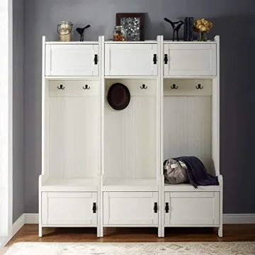 Crosley Fremont Hall Tree - Stylish Entryway Storage Solution