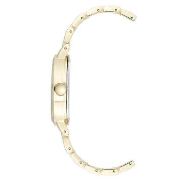 Nine West Women's Gold-Tone Bracelet Watch, NW/2402GLGB