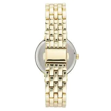 Nine West Women's Gold-Tone Bracelet Watch, NW/2402GLGB
