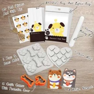 YIGWANG Dog Treat Maker Kit for Fun Baking Experience