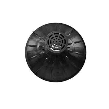 NDS FWSD69 6-Inch Round Surface Drain Inlet with Plastic Grate for Flo Stormwater Dry Well System, P...