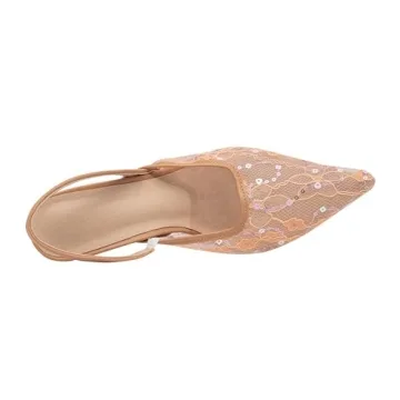 Elegant getmorebeauty Women's Kitten Heels for Weddings