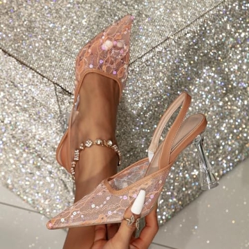 Elegant getmorebeauty Women's Kitten Heels for Weddings